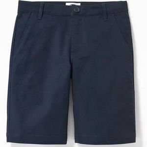 Built-In Flex Twill Straight Uniform Shorts Boys